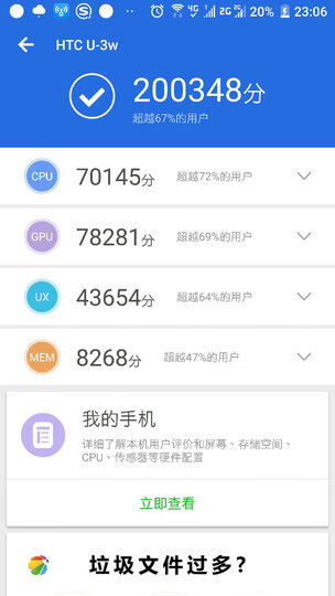 HTC U11 远望蓝 6GB+128GB 移动联通电信全网通 双卡双待 晒单图
