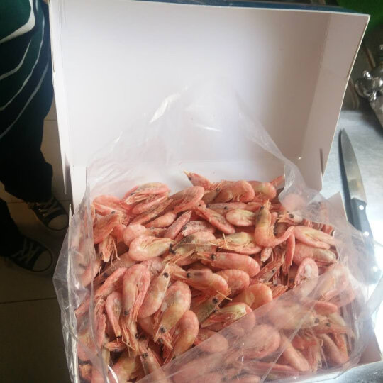 禧美 熟冻加拿大北极甜虾（MSC认证）2kg/盒 210-230只 晒单图