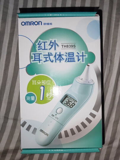 欧姆龙（OMRON）红外线电子体温计 家用成人婴儿体温测量仪耳温枪体温枪TH839S 晒单图