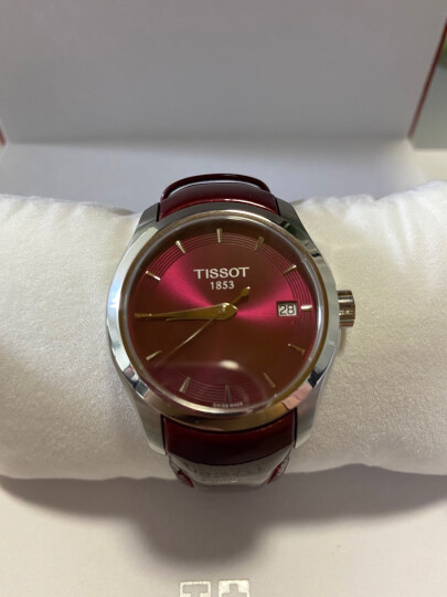 天梭(TISSOT)瑞士手表库图系列钢带石英女士腕表送女友 晒单图