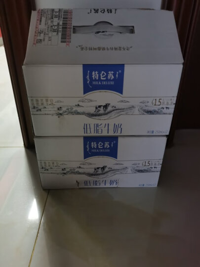 蒙牛特仑苏低脂纯牛奶250mL×12盒【送礼佳选】 晒单图