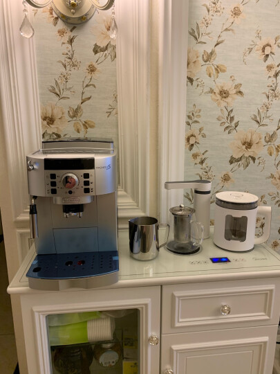 德龙（Delonghi）咖啡机 全自动咖啡机 欧洲原装进口 家用 自带打奶泡系统 ECAM22.110.SB 晒单图