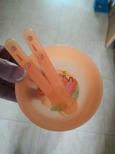 贝亲(Pigeon) 饭盒 婴儿餐具套装 辅食碗(配盖子)+勺子+叉子 6个月以上 Little Coro DA97 晒单图