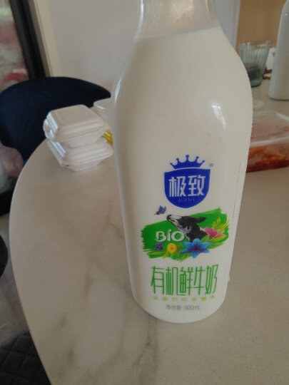 三元 极致 有机全脂鲜牛奶 900ml*1瓶巴氏杀菌低温鲜牛奶龙年 晒单图