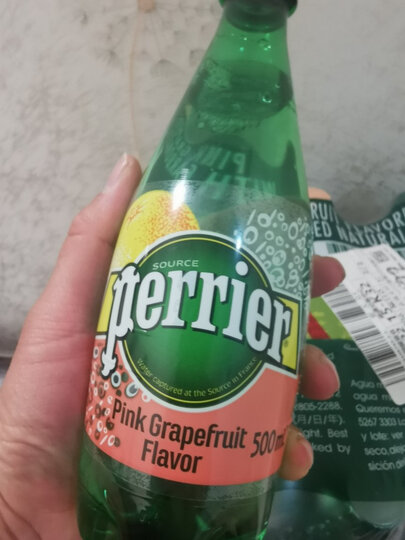 法国进口 巴黎水Perrier气泡矿泉水 柠檬味 塑料瓶装1箱 500MLx24瓶 晒单图