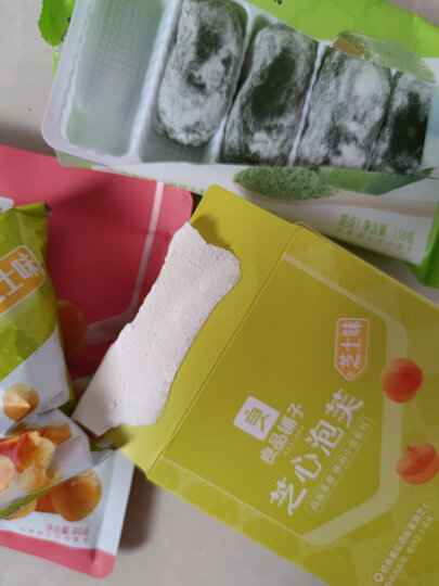 良品铺子 手造麻薯抹茶味手工点心糕点休闲零食传统糕点糯米糍早餐150g 晒单图