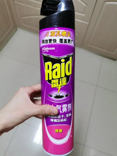 雷达（Raid）佳儿护杀虫剂喷雾600ml（柑橘香）蟑螂喷雾杀虫灭蟑螂 晒单图