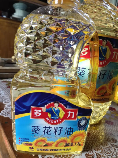 多力【张若昀同款】葵花籽油5L+238ml 食用油 物理压榨 零反式脂肪酸 晒单图