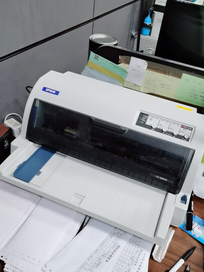爱普生（EPSON）LQ-690K 针式打印机（106列平推式）快递单发货单发票打印 晒单图