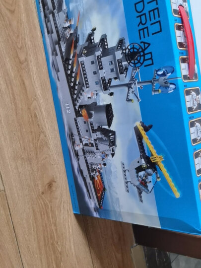 启蒙积木拼装玩具军事航空母舰模型儿童男孩生日礼物 航空母舰113 晒单图