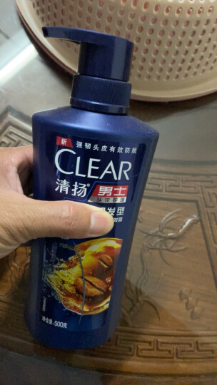 清扬（CLEAR）男士去屑洗发水清爽控油型500g 青柠薄荷醇蓬松洗头膏C罗 晒单图