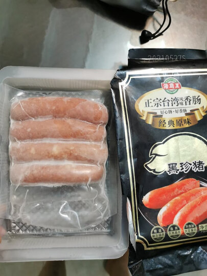 海霸王 黑珍猪台湾风味香肠 原味烤肠 268g 猪肉含量≥87% 0添加淀粉及鸡肉 早餐肠 烧烤食材 火锅食材 晒单图