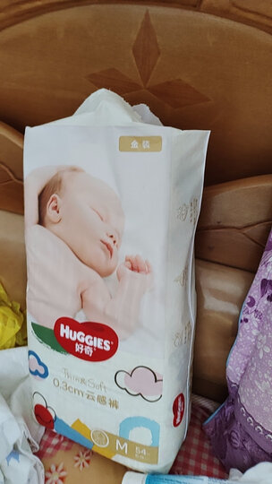 好奇(Huggies)金装纸尿裤XL108片(12-17kg)加大号婴儿尿不湿超薄柔软大吸力透气 晒单图
