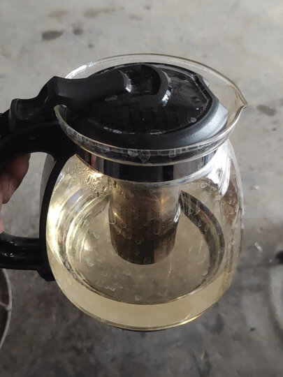 紫丁香茶具整套玻璃茶杯茶壶套装家用办公茶水分离壶泡茶壶礼盒功夫茶具 晒单图