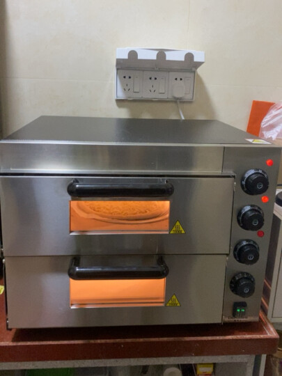 德玛仕（DEMASHI） 双层大型烤箱商用 月饼披萨炉面包商业电烤箱 专业电烤箱大容量烘焙烤箱商用 单层56L电脑款烤箱（DKL-101D） 晒单图