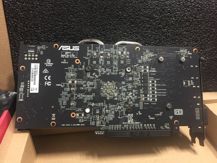 华硕(asus )rx580 2048sp-4g 游戏显卡
