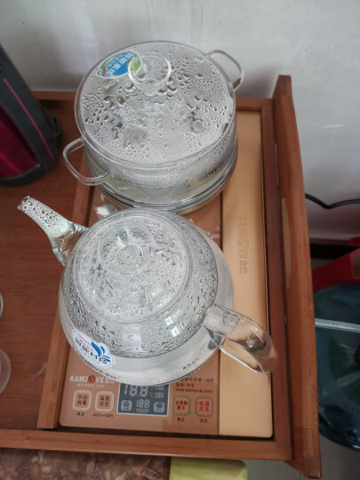 金灶（KAMJOVE） 茶具全自动上水电热水壶玻璃烧水器涌泉式底部自动上水电茶壶智能恒温烧水壶 H9（37*20cm）智能全自动 晒单图