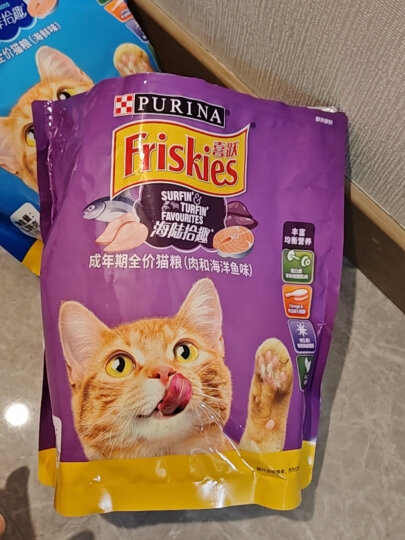 喜跃(Friskies)成猫猫粮1.3kg 海鲜味 深海鱼鲭鱼 海带 晒单图