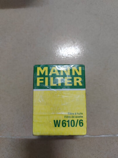 曼牌（MANNFILTER）机油滤清器机滤机油滤芯W610/6思域雅阁缤智飞度CRV思铂睿冠道 晒单图