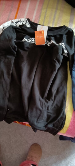 米娅琳 产后哺乳衣外出服春秋季时尚款喂奶卫衣长袖哺乳期上衣春装新款 黑色 XL（适合140-160斤） 晒单图