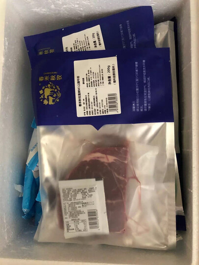 春禾秋牧 安格斯M3西冷原切牛排200g 谷饲200天 澳洲牛肉生鲜 含料包 晒单图