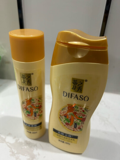 蒂花之秀（DIFASO）八植洗发水护发素套装控油去屑止痒洗头膏头发护理家庭装 洗发400G十护发260ML 晒单图