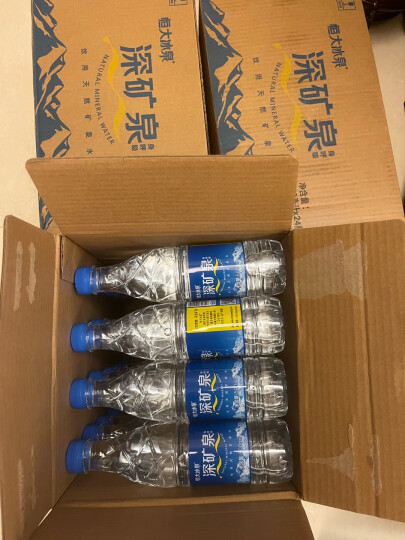 恒大冰泉 饮用天然矿泉水 500ml*12瓶 晒单图