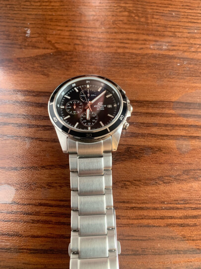 卡西欧（CASIO）手表男士EDIFICE三眼计时学生石英日韩表礼物送男友EFR-526L-1A 晒单图