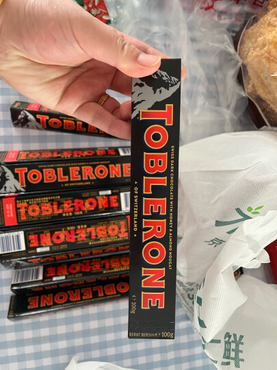 三角（Toblerone）瑞士牛奶巧克力含蜂蜜及巴旦木糖100g零食喜糖生日礼物中秋节礼物 晒单图