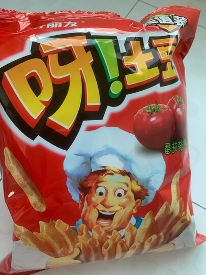 Orion 好丽友 休闲零食 膨化薯条薯片 呀!土豆蜂蜜黄油味130g/袋(新老包装随机发放) 晒单图