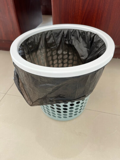 艺姿 家用大号软塑干湿分类压圈垃圾桶圆形纸篓垃圾筒12L YZ-GB105 晒单图