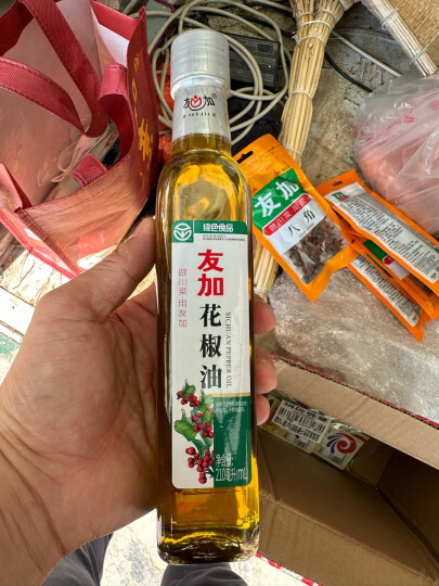 友加食品藤椒油 四川青花椒油鲜椒萃取拌菜米线麻辣烫特麻火锅调料210ml 晒单图