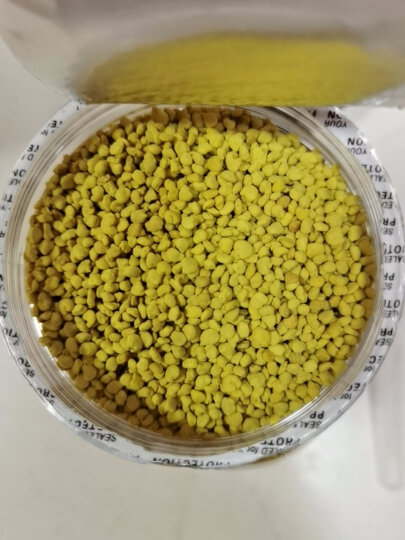 五台山蜜蜂园油菜蜂花粉500克 青海油菜花粉食用未破壁 非破壁油菜花粉豆 油菜花粉 晒单图