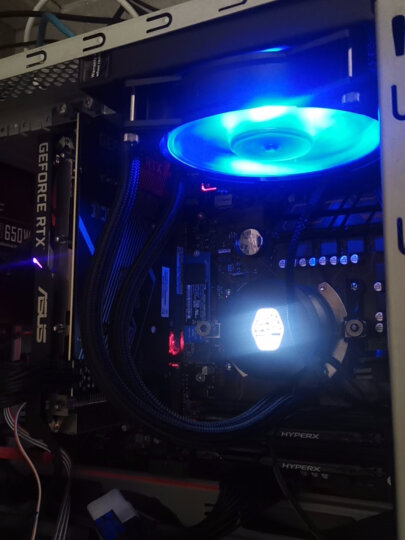 酷冷至尊(CoolerMaster)海魔120 水冷散热器(多平台/一体水冷/LED蓝光降噪风扇/高效水冷泵/电脑组件) 晒单图