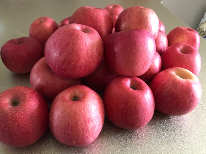 洛川苹果 陕西水果红富士苹果水果  24个85mm果径 约7kg 新鲜水果礼盒 24枚85 晒单图
