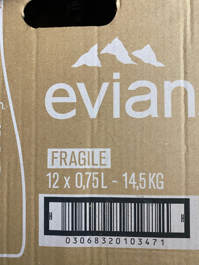 法国原装进口 依云（evian）天然矿泉水 1.25L *12瓶 整箱（新老包装替换，随机发货） 晒单图