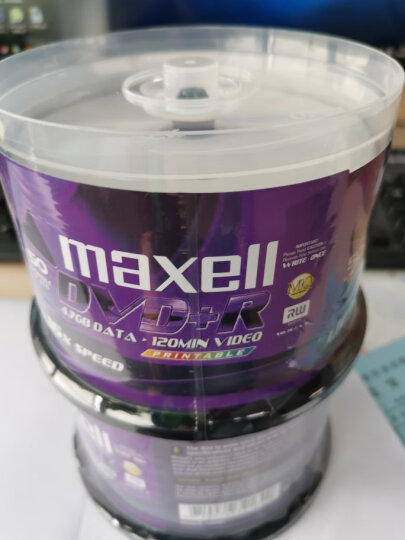 麦克赛尔（Maxell）DVD+R光盘 刻录光盘 光碟 空白光盘 可打印光盘 16速4.7G台产 桶装50片 晒单图