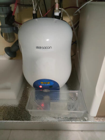 帅康（Sacon）6.5升储水式家用小型电热水器厨宝 1500W节能速热 多重防护电热水器（下出水）DSF-6.5WX 晒单图