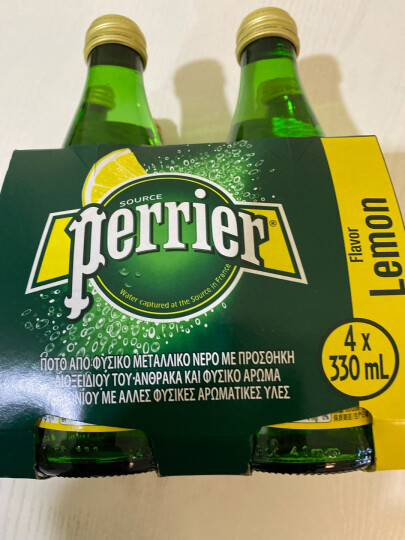 法国进口 巴黎水（Perrier）含气天然矿泉水 原味气泡水330ml*24瓶 （玻璃瓶）整箱 晒单图