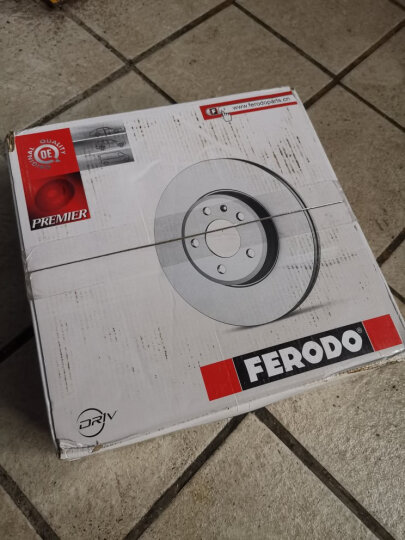 菲罗多（ferodo）刹车盘前盘适用于大众速腾斯柯达明锐高尔夫6 2只装 DDF1223P-D 晒单图