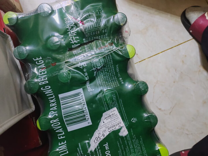 Perrier巴黎水（Perrier）法国原装进口 气泡矿泉水 青柠味500ml*24瓶  晒单图