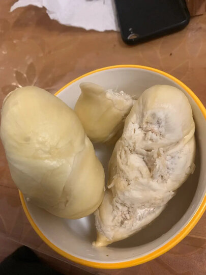 阿榴哥泰国进口金枕头冷冻榴莲果肉 300g 冷冻生鲜水果 晒单图