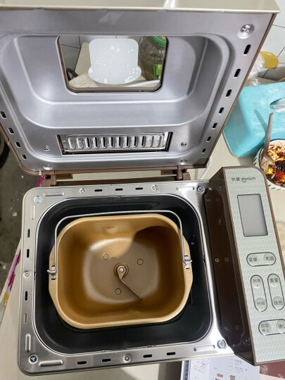 东菱（Donlim）烤面包机家用 早餐机 全自动和面机 涡轮电机驱动仿古法手工揉面DL-T15W 晒单图