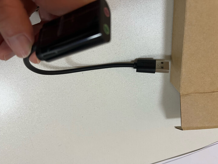 绿联 USB外置声卡 支持笔记本电脑台式机PS4接3.5mm音频接口耳机麦克风转换器外接独立声卡免驱 耳麦一分二【黑色款】 晒单图