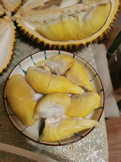 阿榴哥泰国进口金枕头冷冻榴莲果肉 300g 冷冻生鲜水果 晒单图