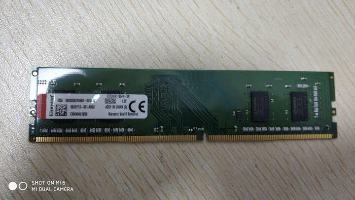 金士顿(Kingston) DDR4 2400 4GB 台式机内存 晒单图