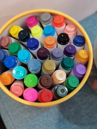 美乐童年儿童蜡笔幼儿无毒油画棒36色不脏手可水洗丝滑蜡笔绘画画笔工具 晒单图