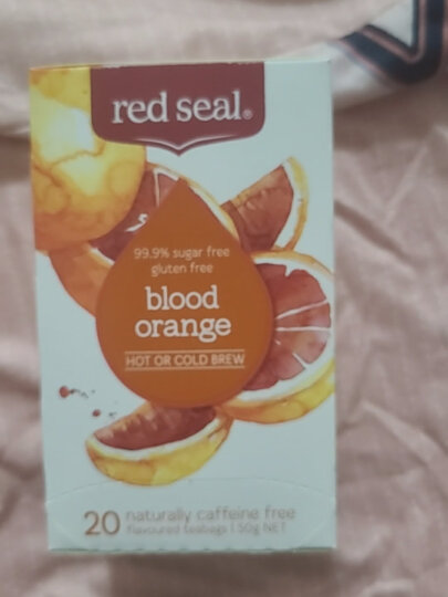 新西兰进口 Red seal 红印柠檬姜水果茶 无糖袋泡茶冷泡茶 20包/盒 晒单图