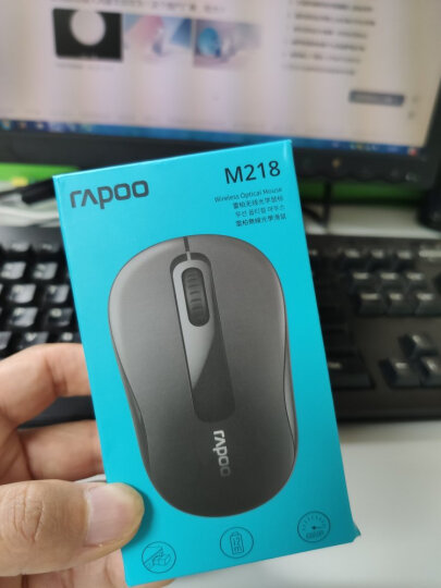 雷柏（Rapoo） M218 无线鼠标 办公鼠标 便携鼠标 对称鼠标 笔记本鼠标 电脑鼠标 白色 晒单图