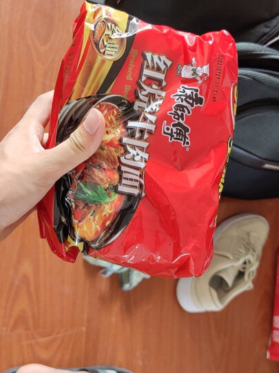 康师傅方便面红烧牛肉袋面泡面五连包休闲零食 晒单图